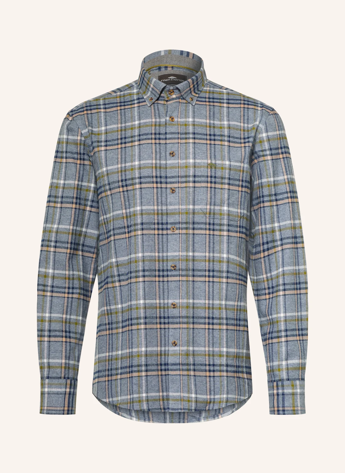 FYNCH-HATTON Flanellhemd Regular Fit