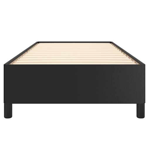 NNEVL Bed Frame Black 107x203 cm King Single Faux Leather