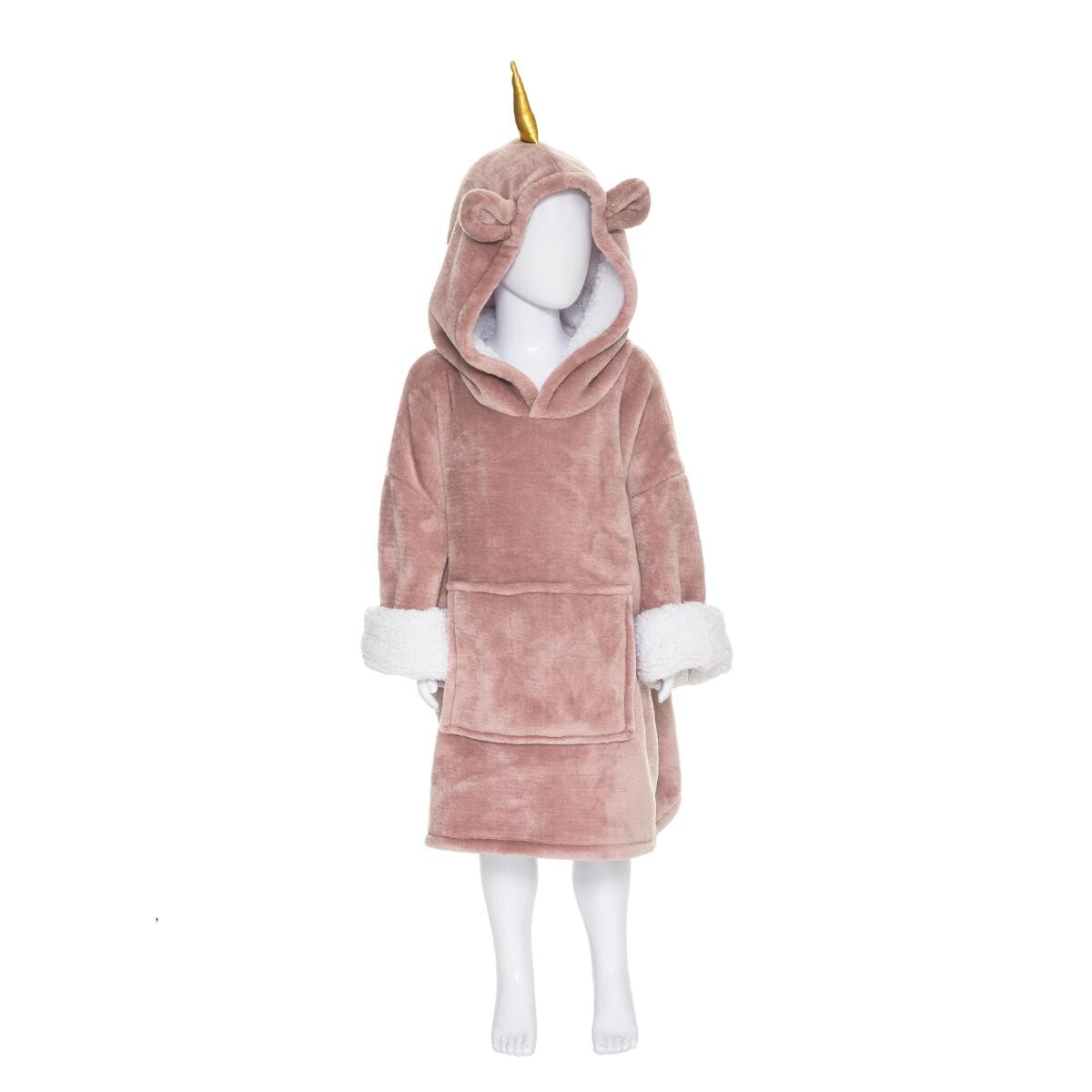 Fur slanket plaid "Unicorn" Rose, 3 to 10 years