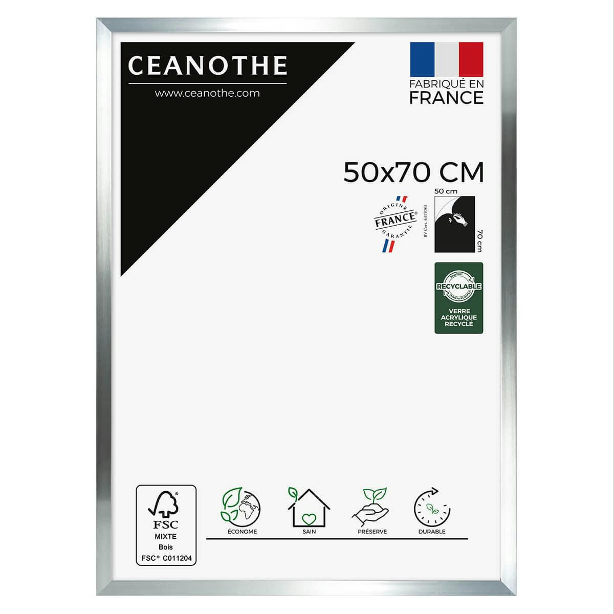 PRECIOUS - Cadre photo acier 50x70 cm résine recyclée