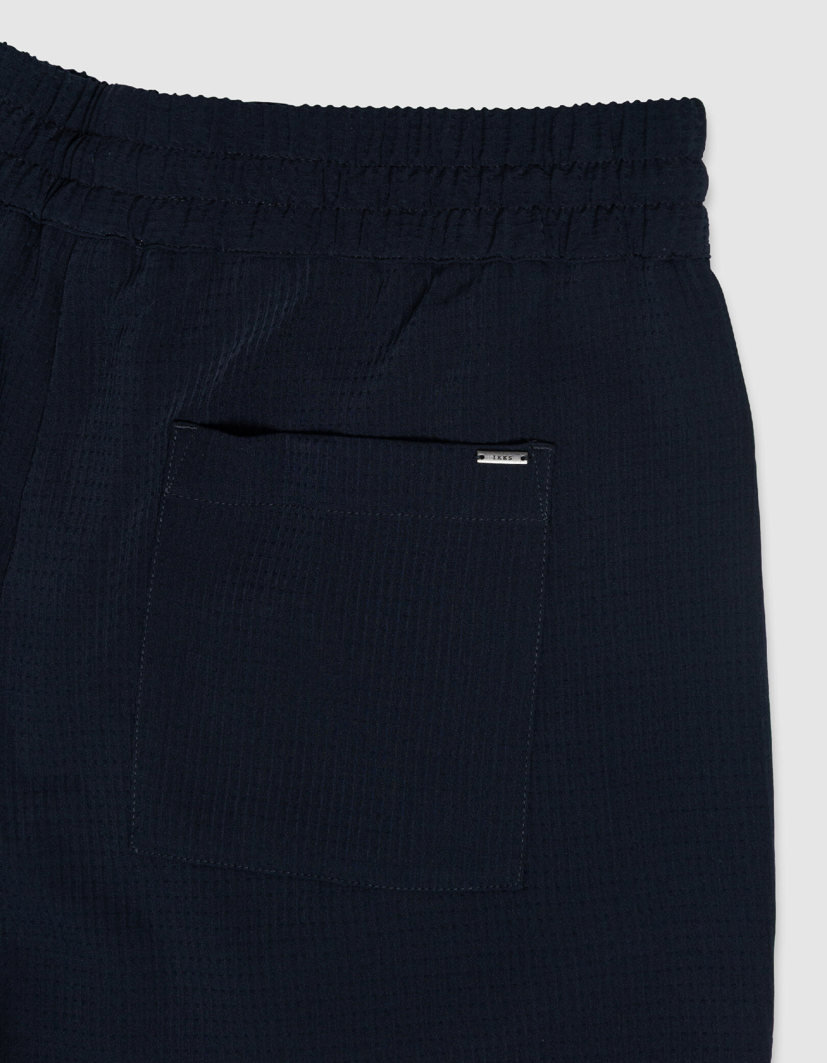 Bermuda marine seersucker DRY FAST Homme