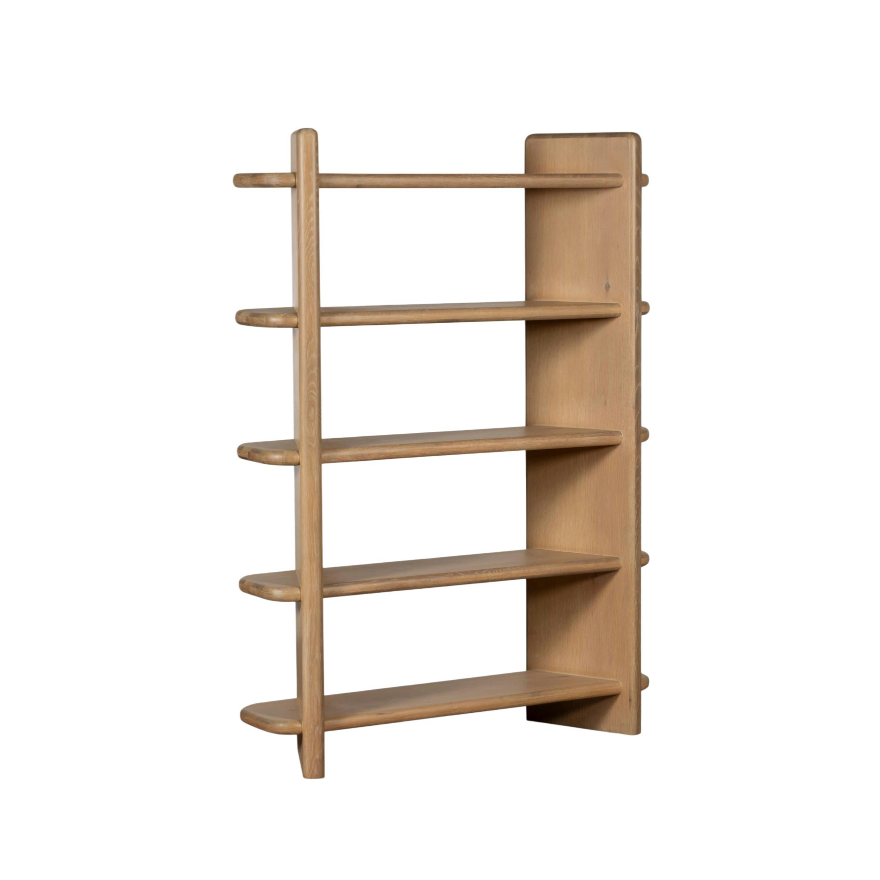 Bibliothèque en bois à bords arrondis ASTER