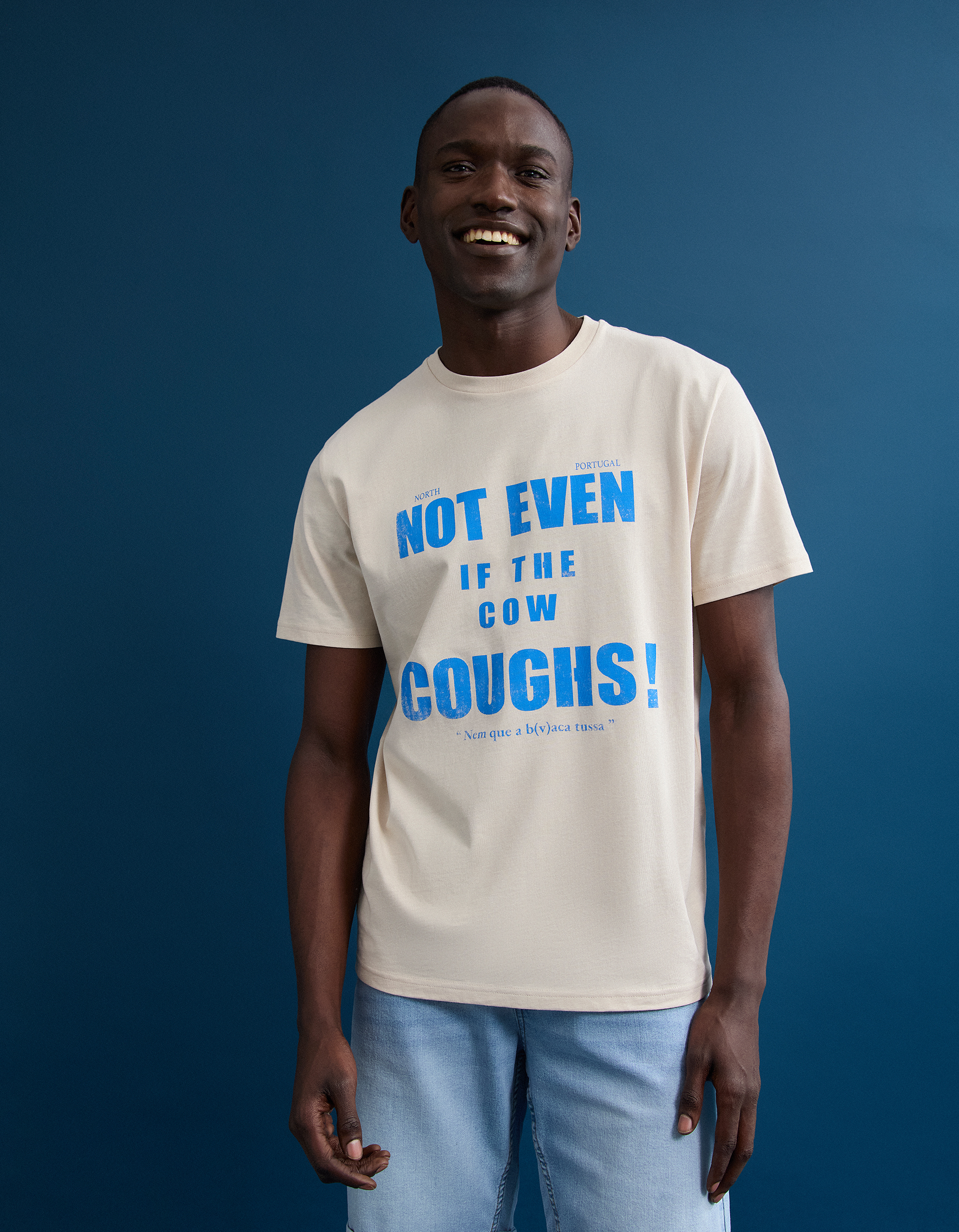 T-shirt 'Native Enthusiasm', Homem, Bege