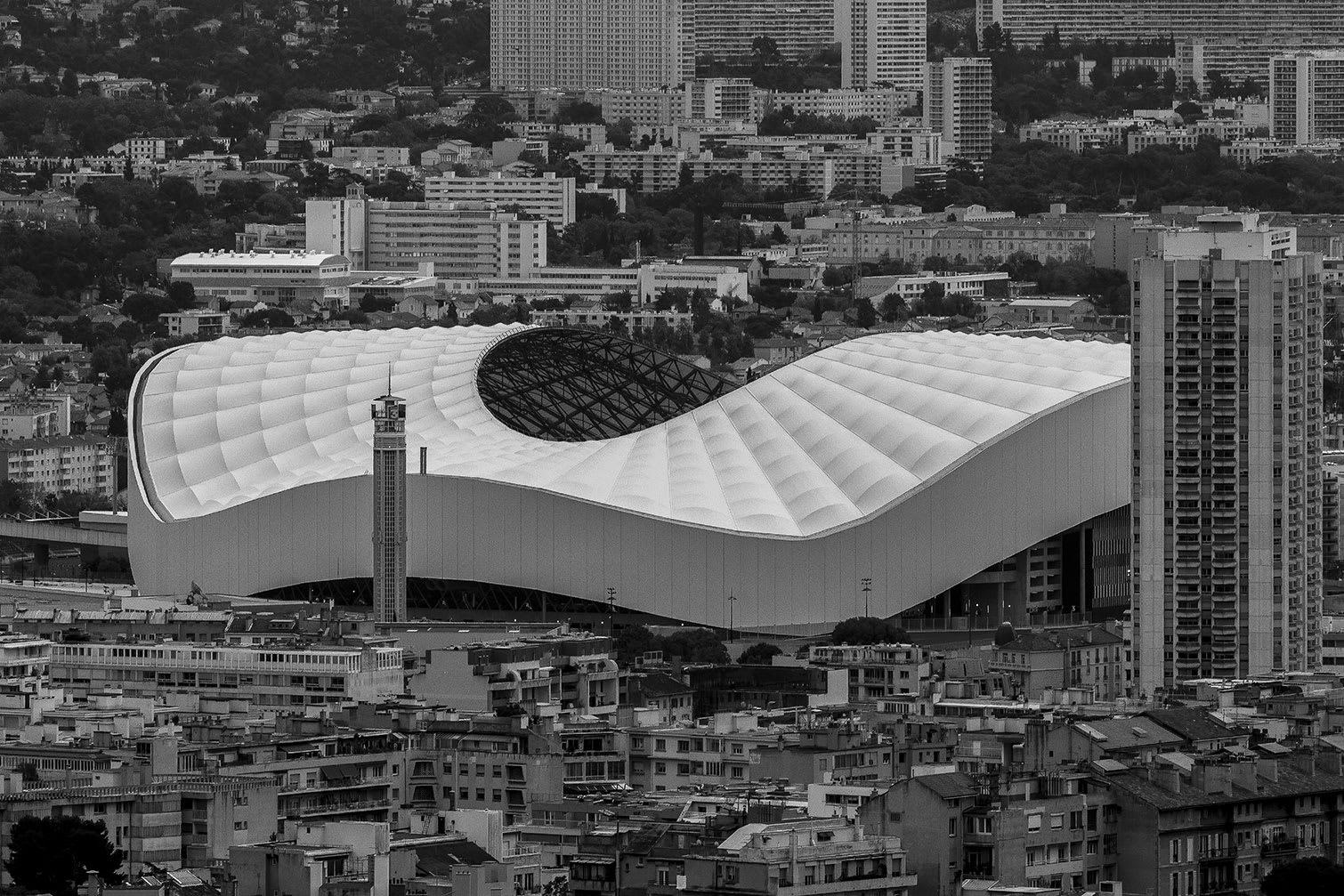 - Tableau Tableau photo vélodrome toile imprimée 120x80cm