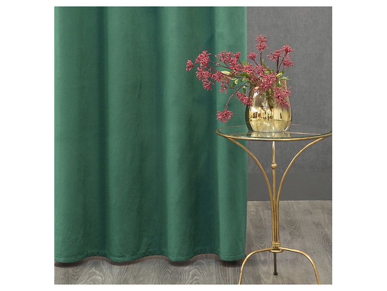 Zasłona Rosa taśma 140x270 cm zielona
