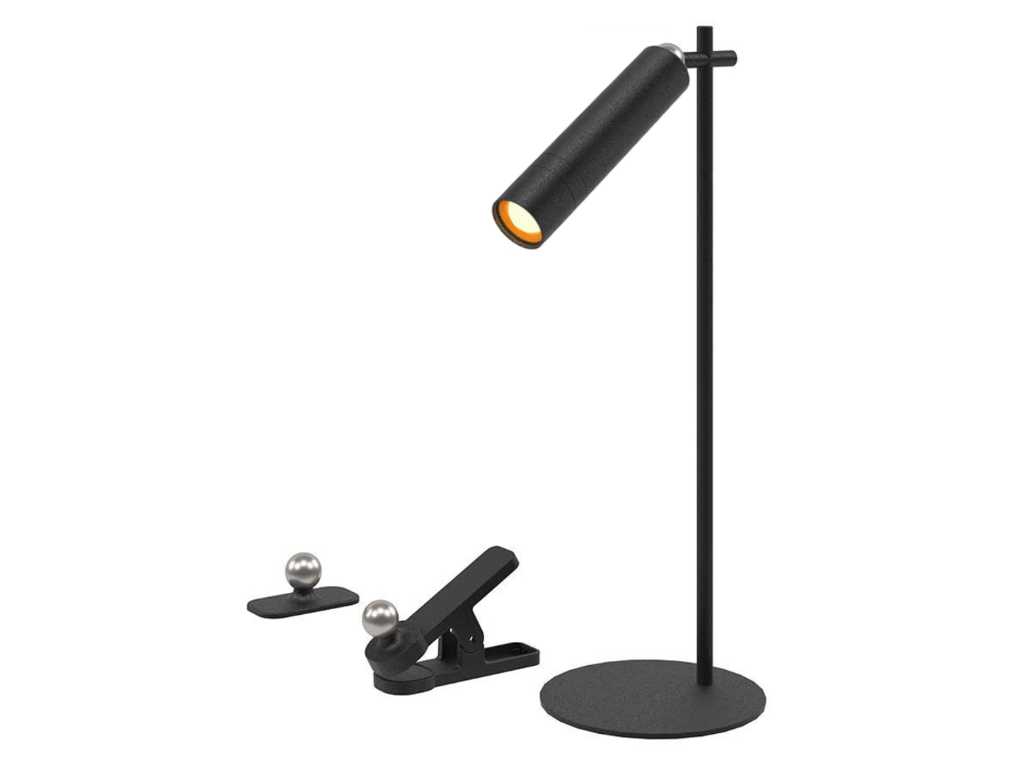 Lampa stołowa VT-7413 LED ze ściemniaczem czarna