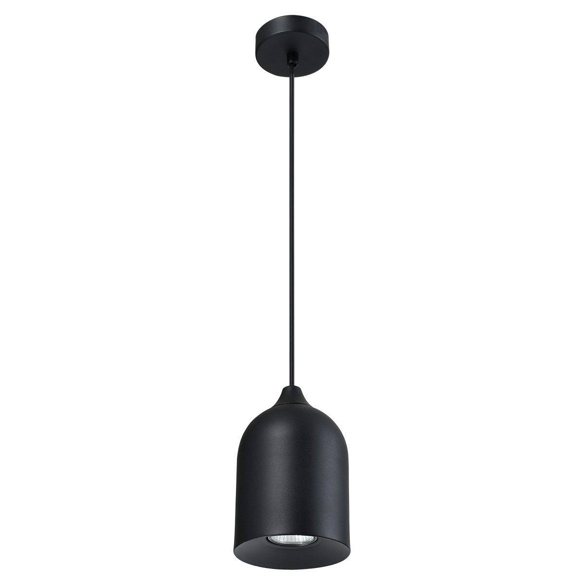 Lampa wisząca czarna NILO 1xGU10x8W wym: 119,5x11,5x11,5 cm Light Prestige
