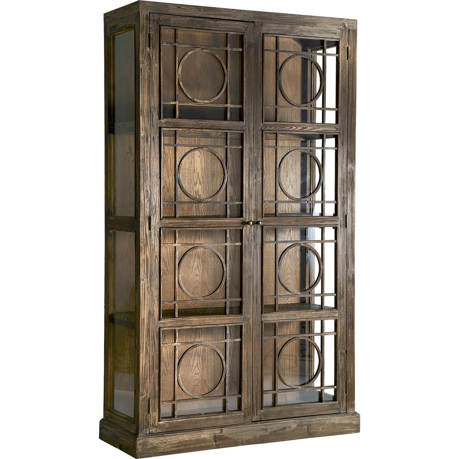 WEIRS - Vitrine Bois Orme Marron