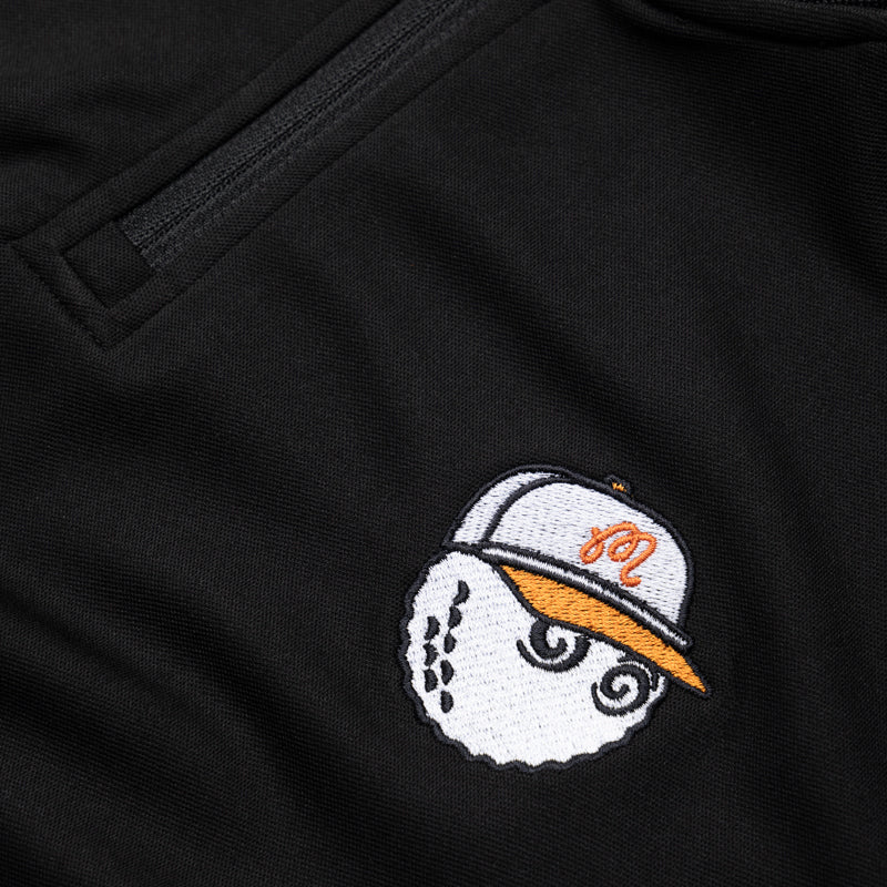 Malbon Golf Evergreen Blade Collar Polo - Black