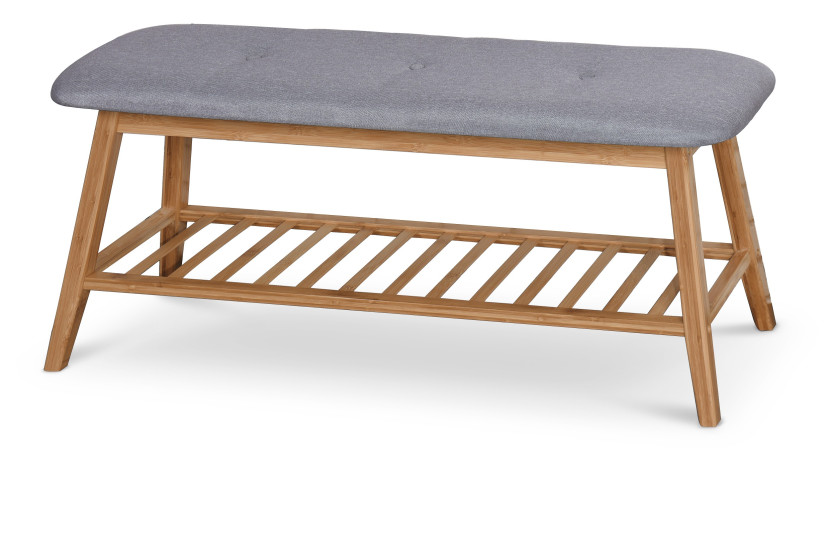 Stojak na buty ST-15 szary/naturalny
