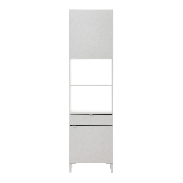 PANELEIRO 2 PORTAS/1 GAVETA 60 CM X 2,21 M SLEEK