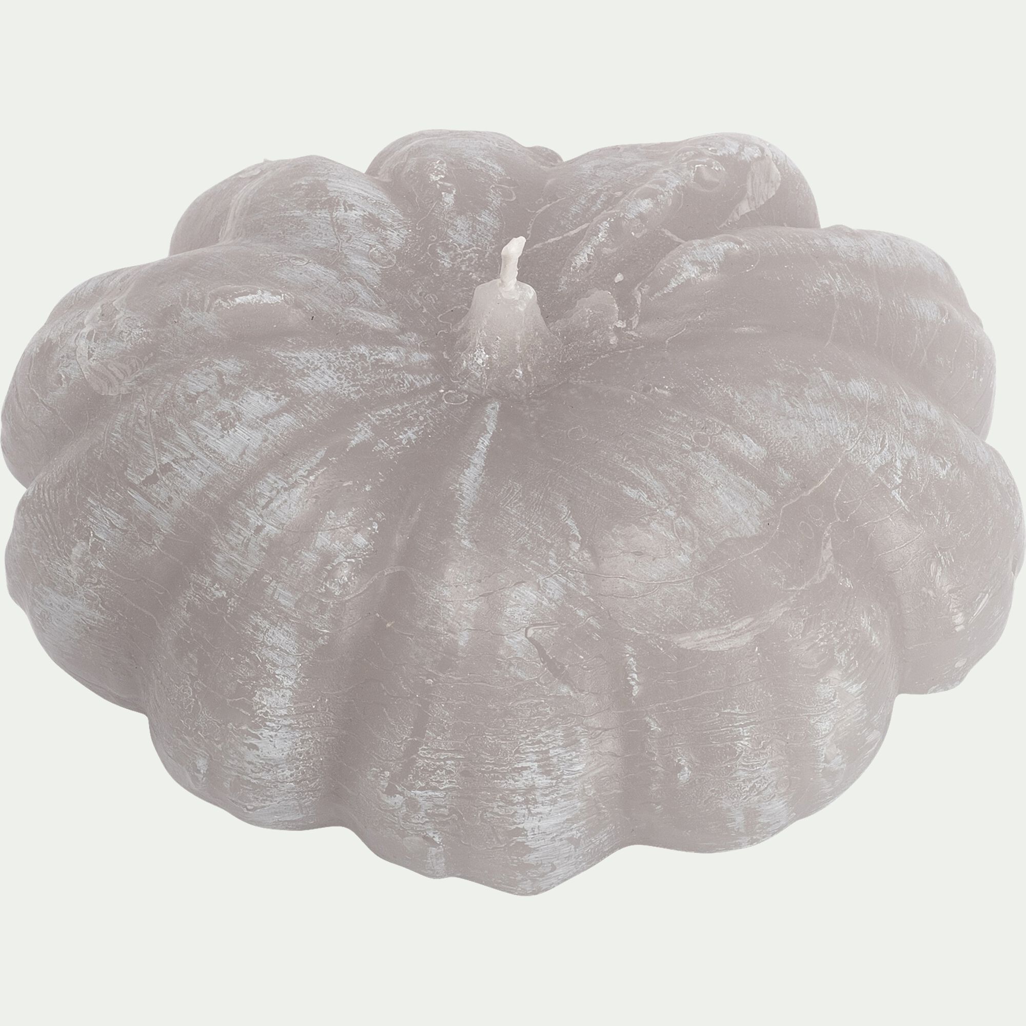 TAVIRA - Bougie fleur D14,5cm - gris