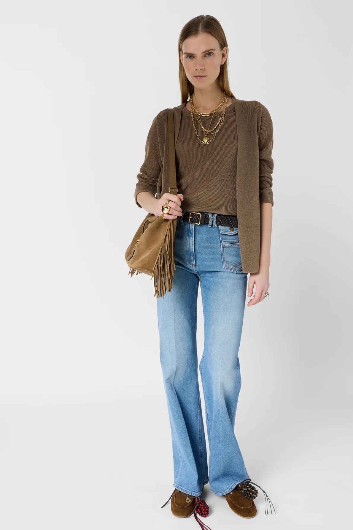 Gilet en maille irisée - LORINA