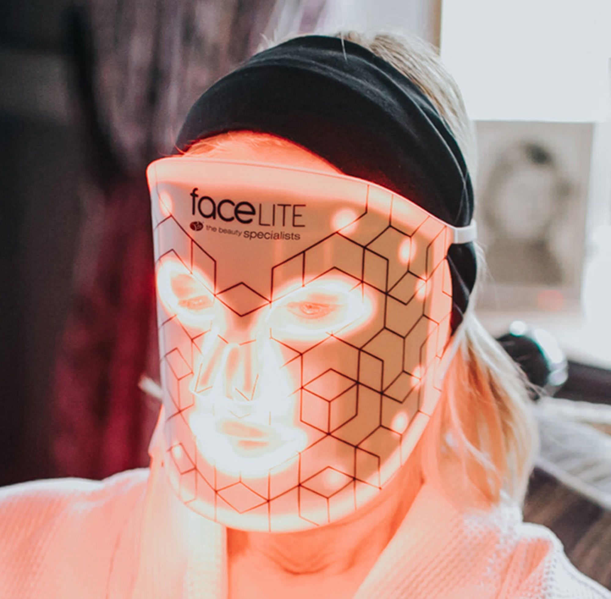 Rio faceLITE beauty boosting LED face mask