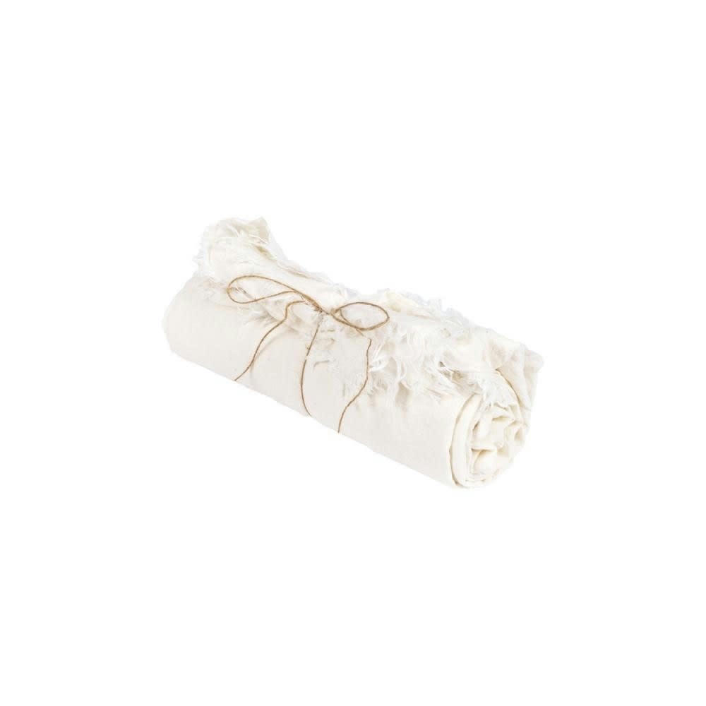 LINEN - Nappe en lin blanc 150x200