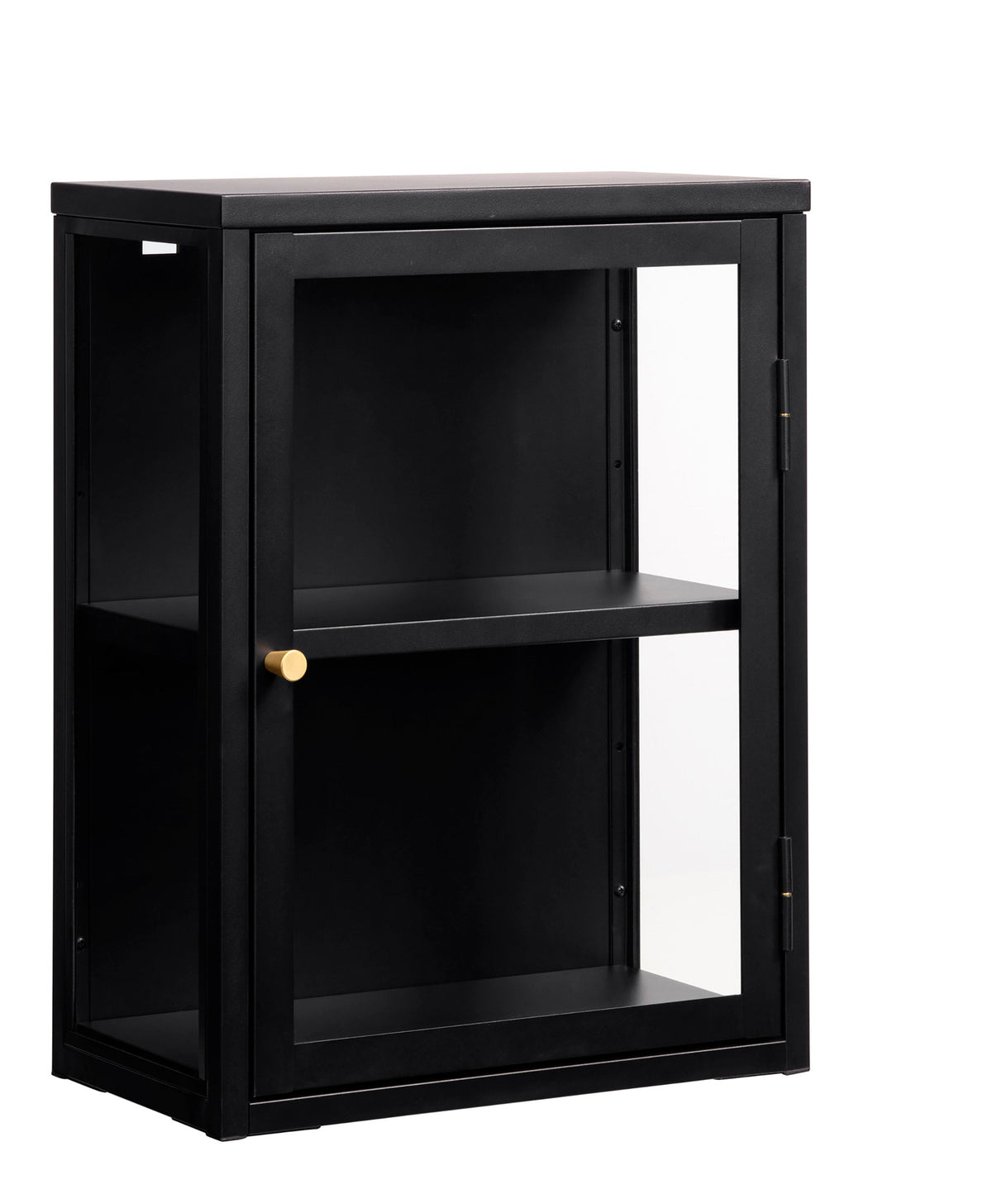 Rebellenclub Vitrinekast Nimbin - 60 x 45 cm - Zwart