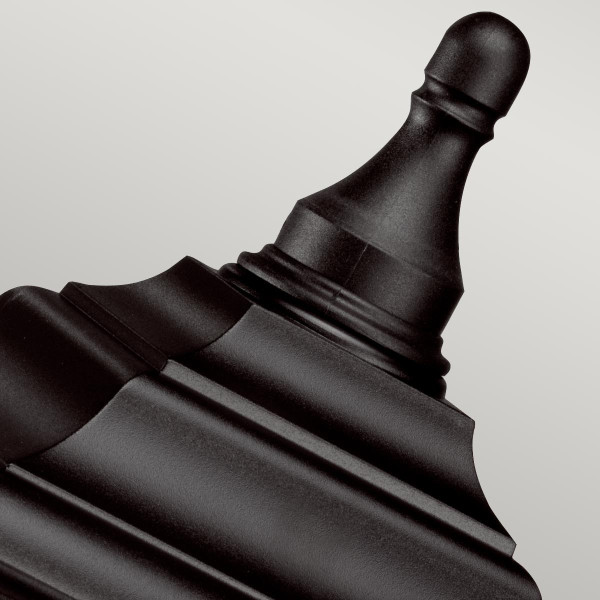Lampa ogrodowa stojąca czarna Kerry wys:44 cm 1xE27x60W IP44 Elstead