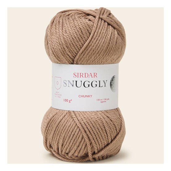 Sirdar Soft Brown Snuggly Chunky 100g