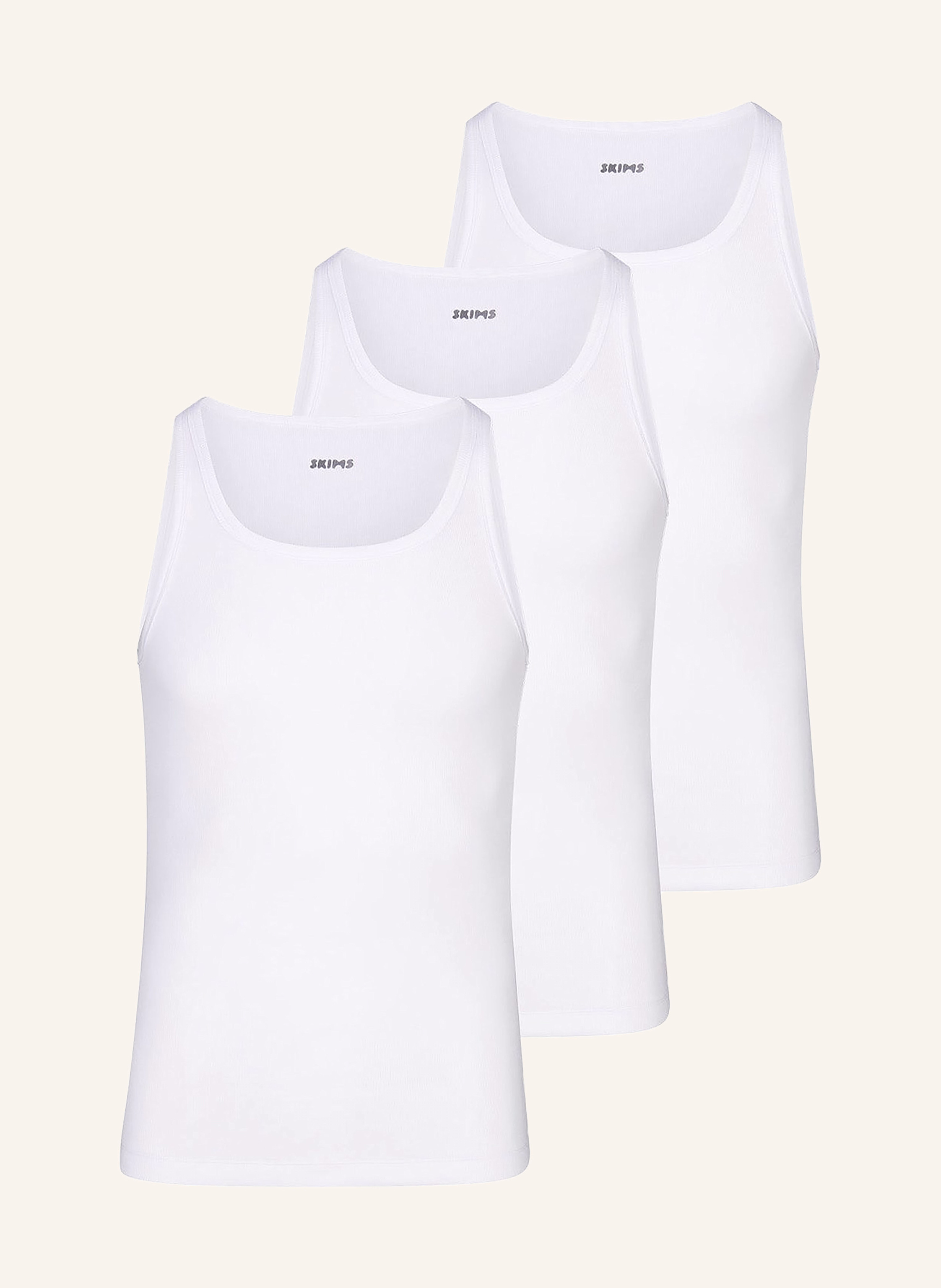 SKIMS 3er-Pack Unterhemden SKIMS COTTON