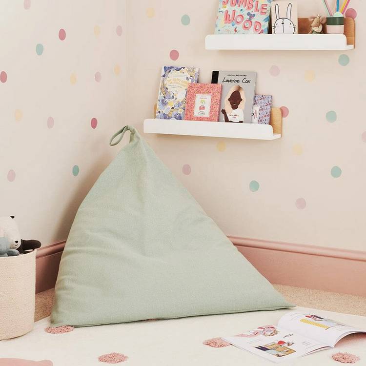 Great Little Trading Company Plain Bean Bag - Mint Green