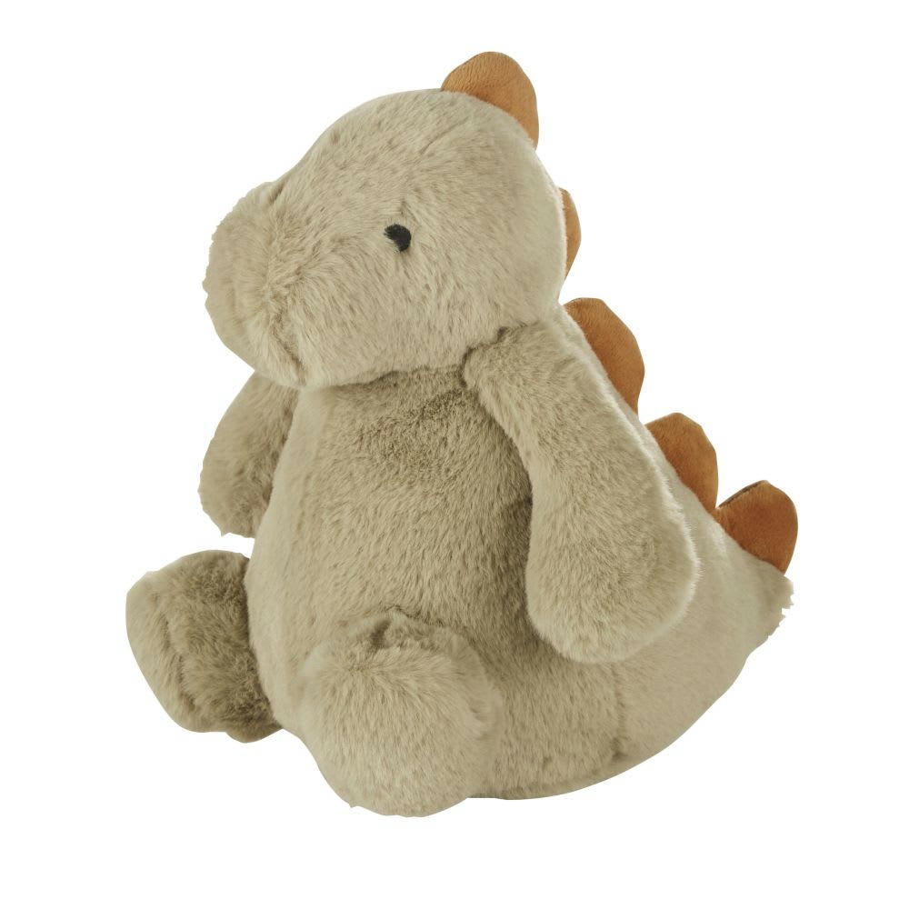 YAGO - Peluche douce dinosaure vert kaki et marron