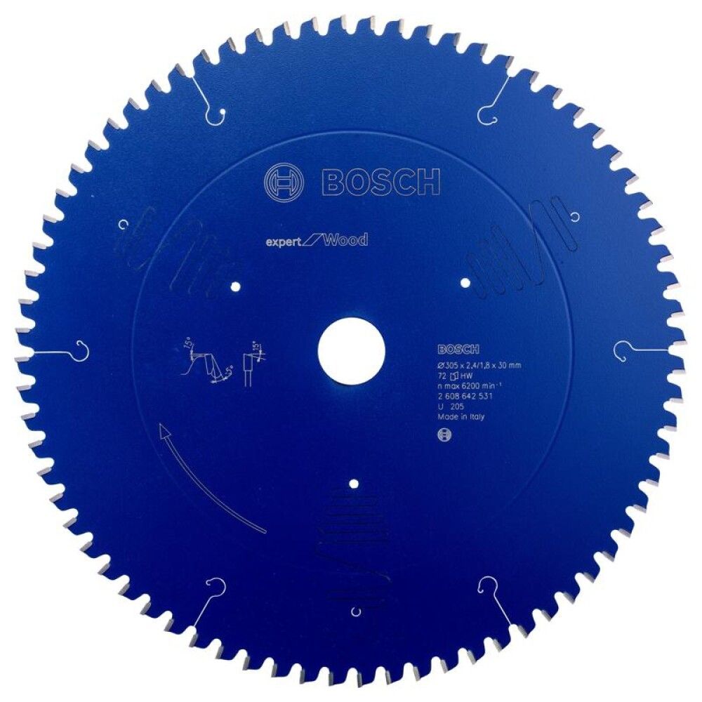 SIRKELSAGBLAD BOSCH 305X30MM 72T BOSCH WOOD EXP