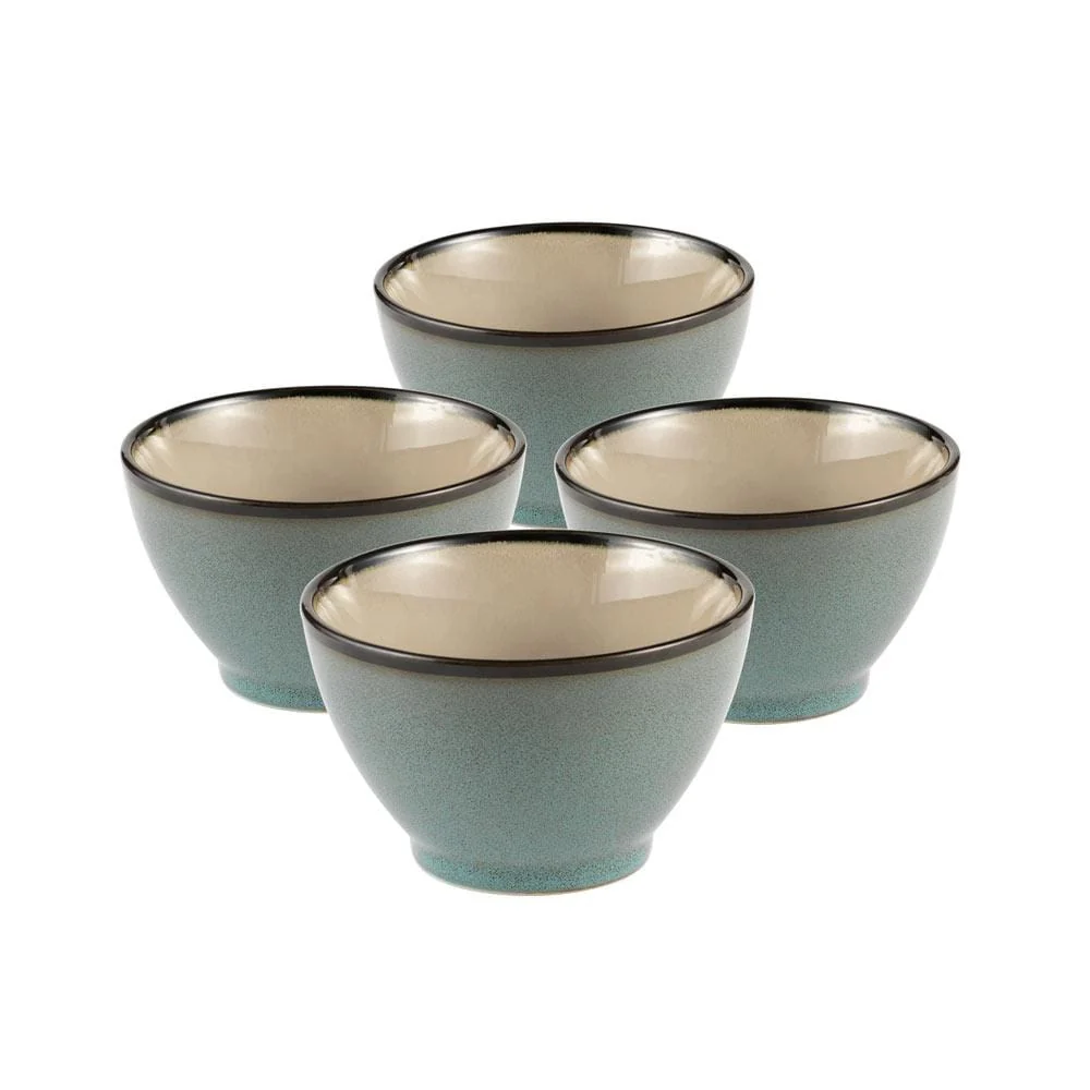 Gourmet Basics Belmont Blue Fruit Bowls, Set of 4