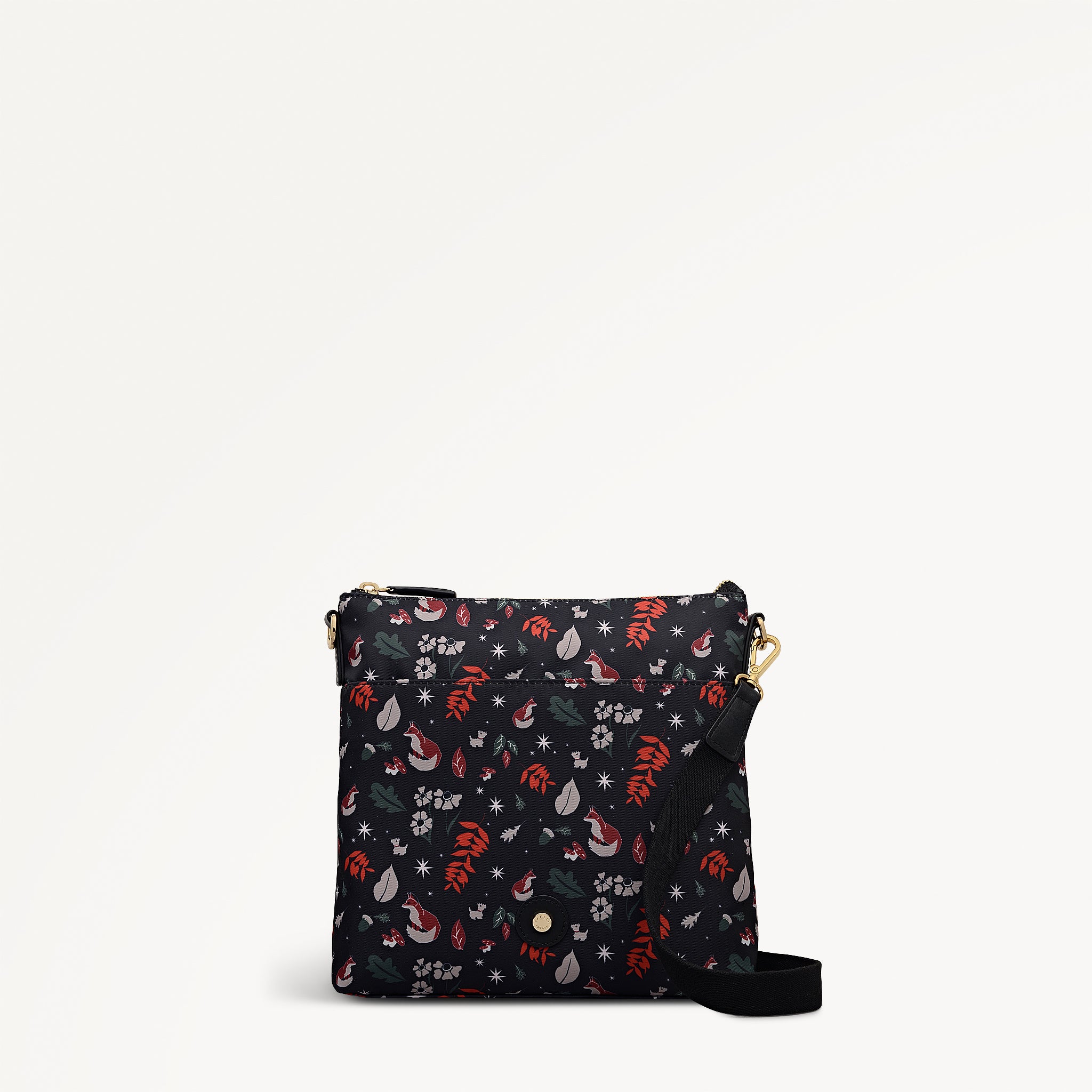 Holly Avenue Fox - Responsible Small Ziptop Cross Body Bag - OHE23107
