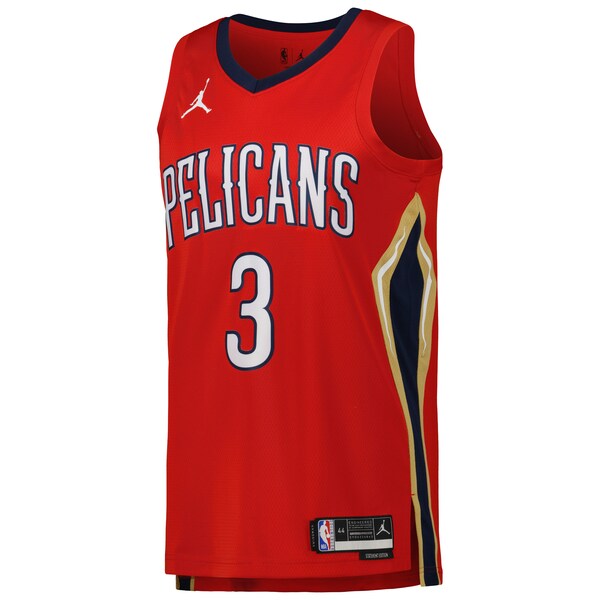 CJ McCollum New Orleans Pelicans Jordan Brand Unisex Swingman Jersey - Statement Edition - Red