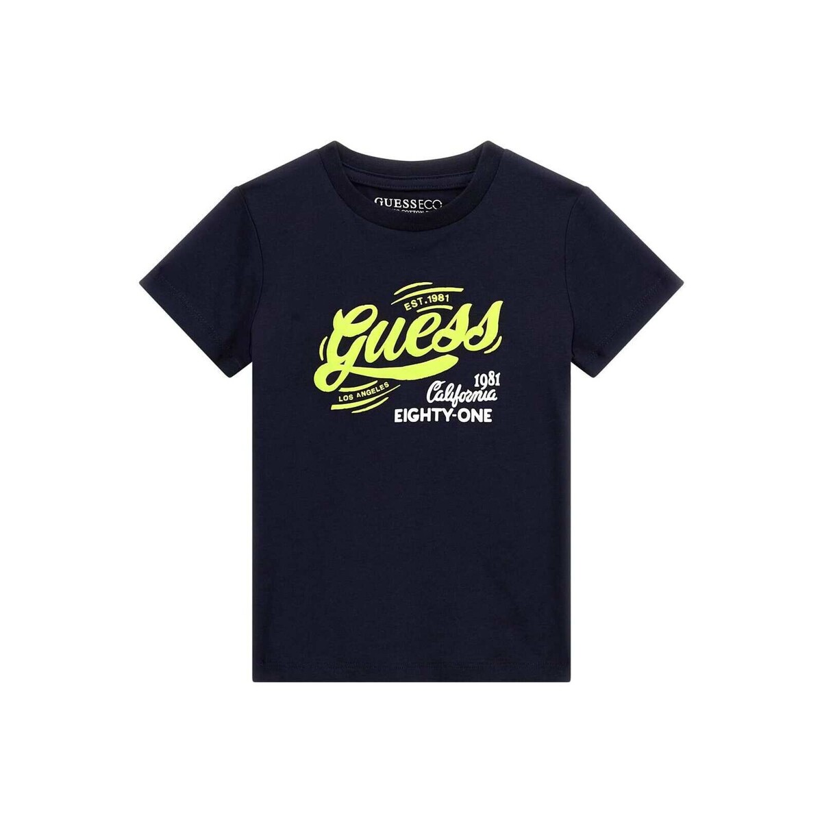 Guess - SS T SHIRT - Marine