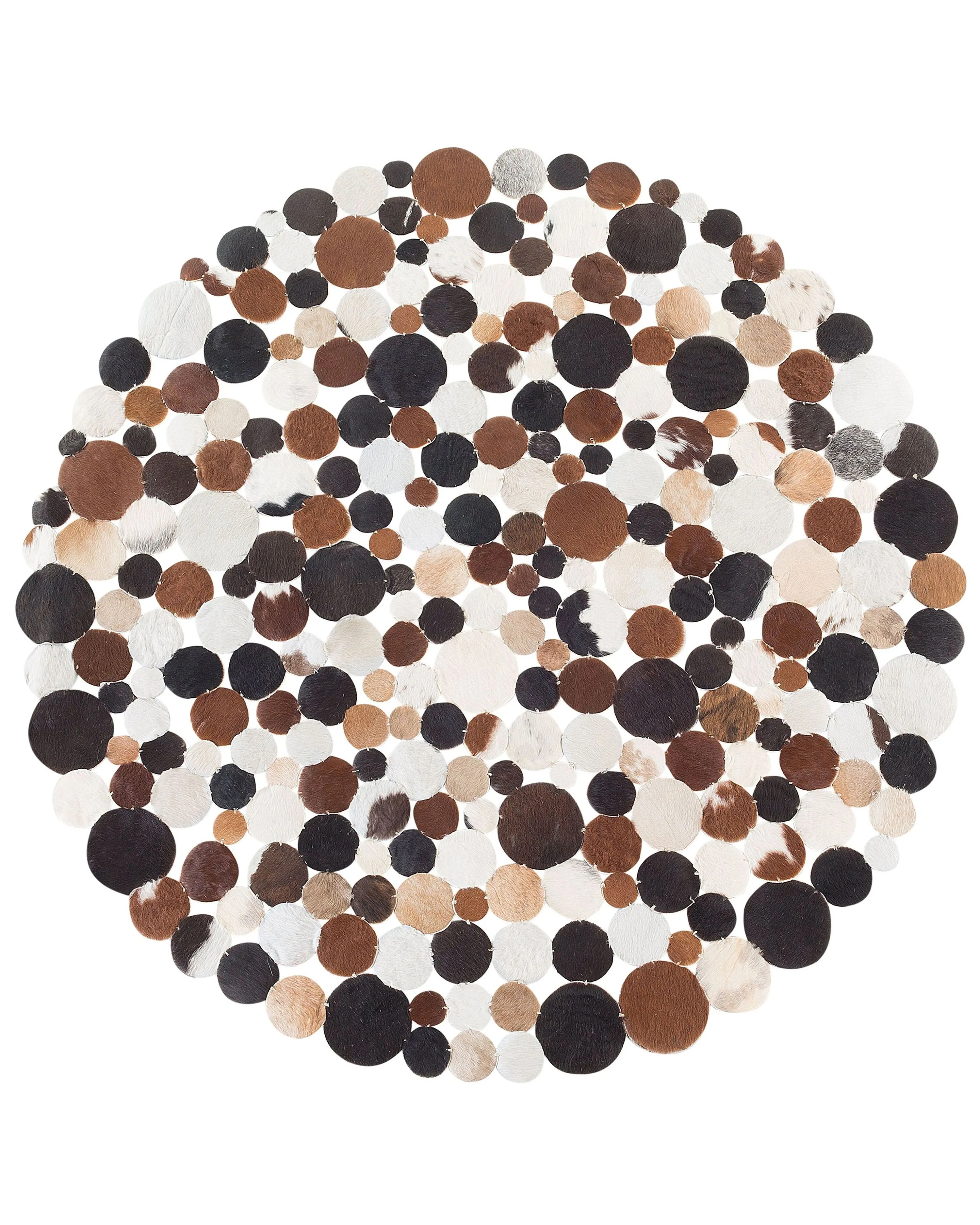 Rug SORGUN Golden Brown ? 140 cm Leather
