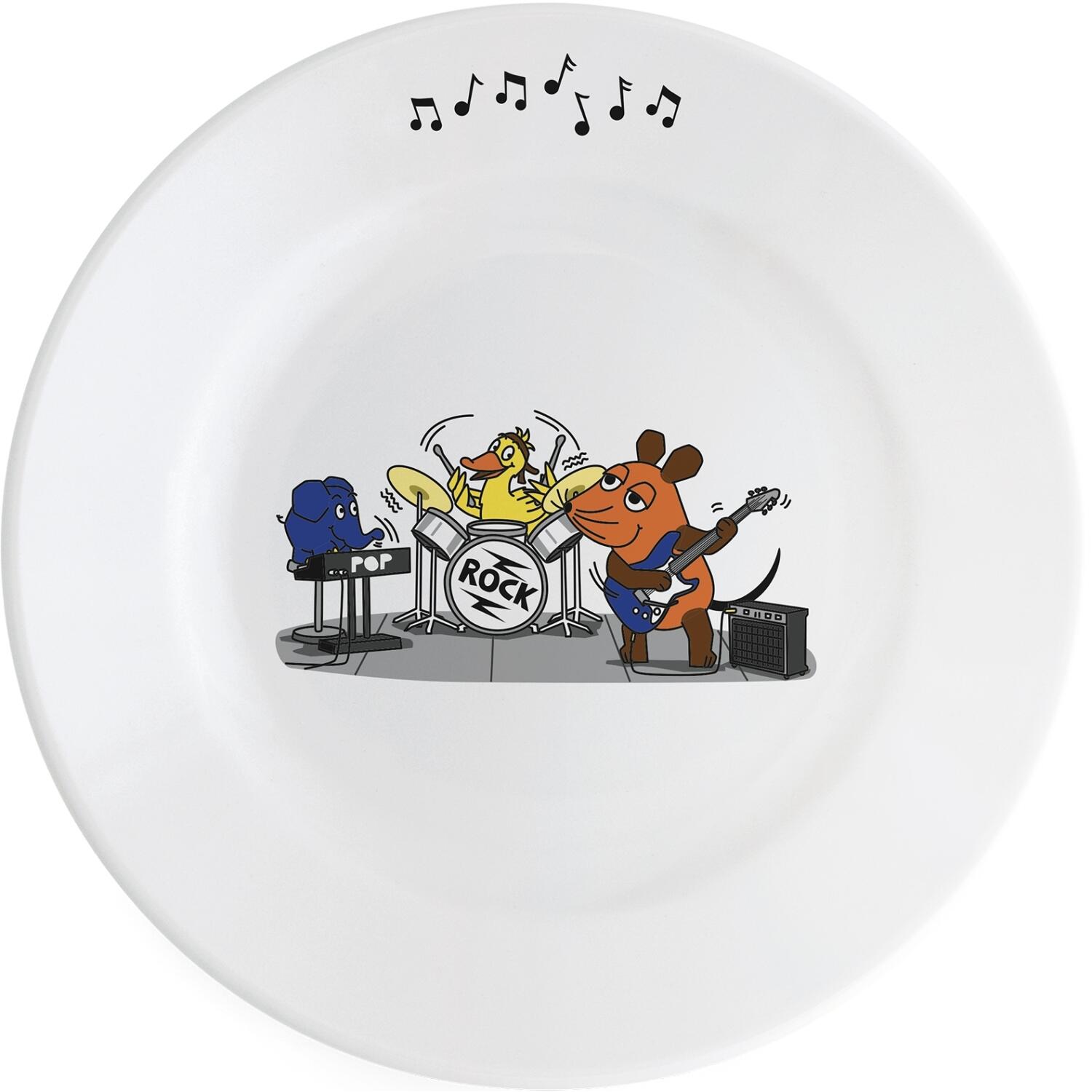 Kahla DieMaus Frühstücksteller 20,5 cm Rockband