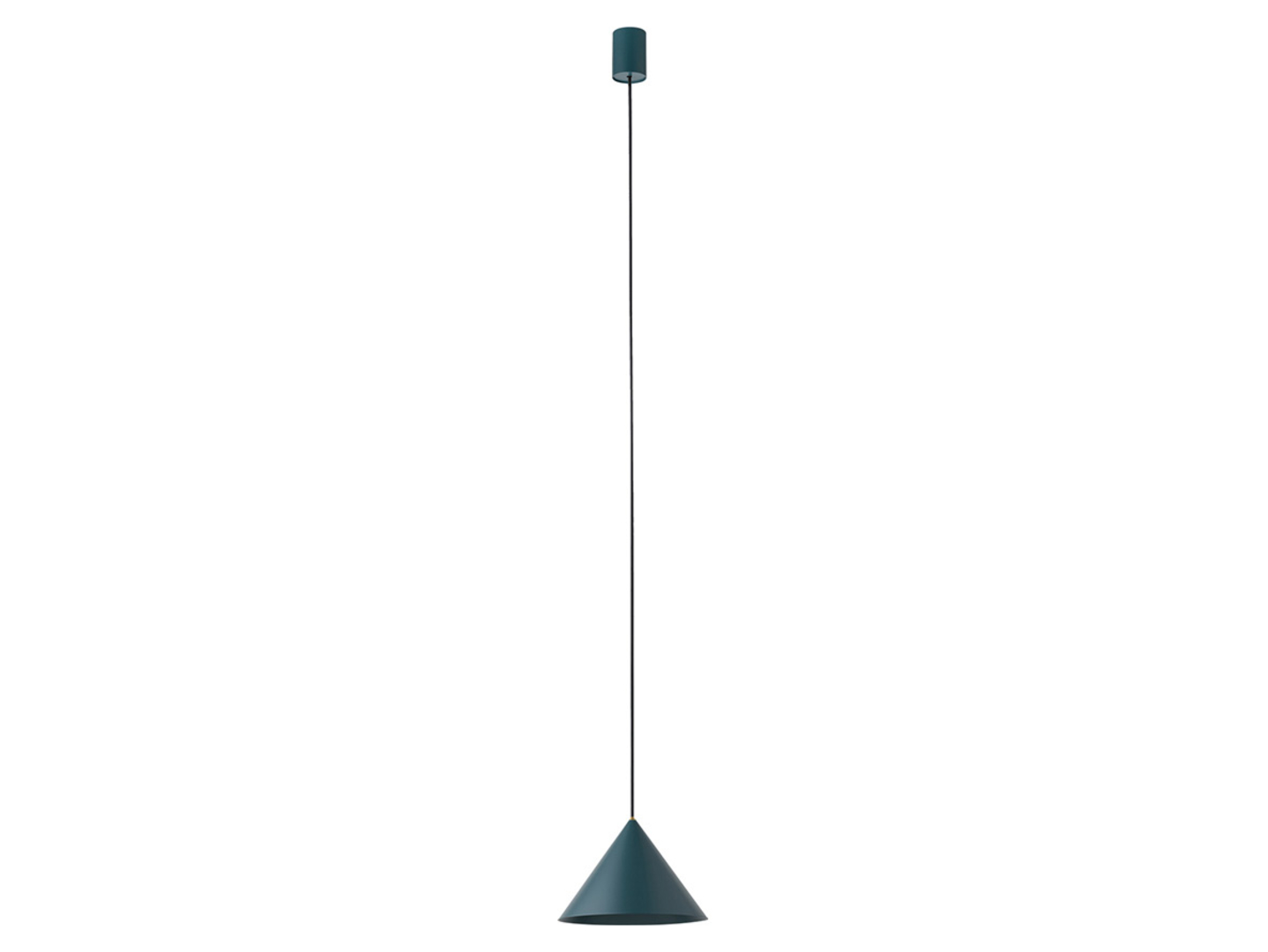 Lampa wisząca Zenith 20,5 cm stalowa zielony