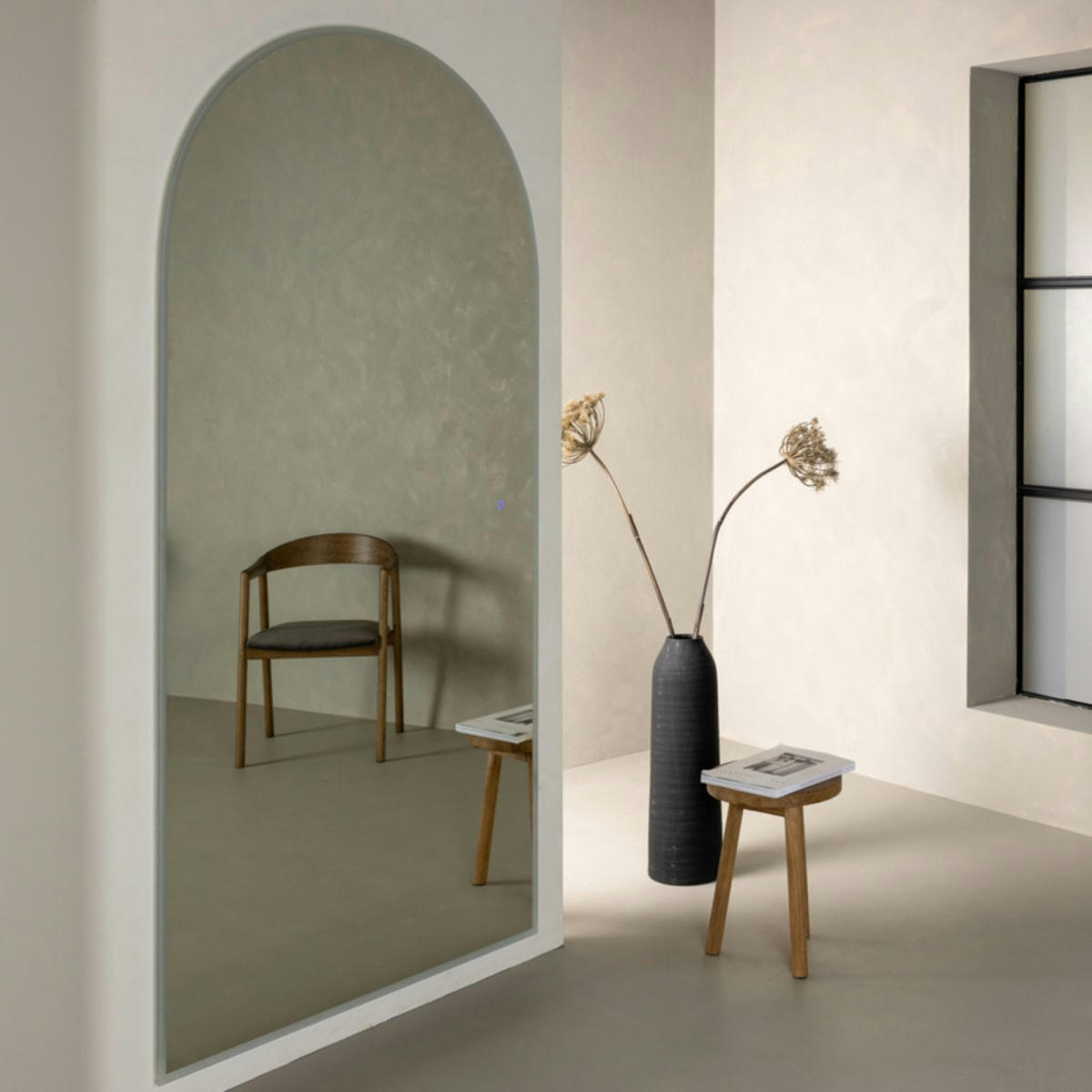 REA - Grand miroir moderne avec led 210cm