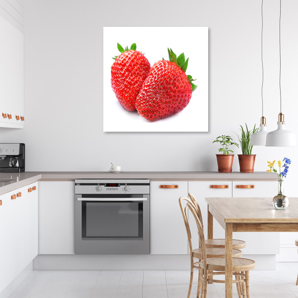 Feeby Obraz na płótnie, Owoce truskawki 30x30
