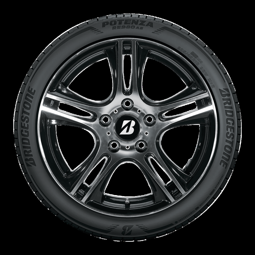 Bridgestone Potenza RE980AS Ultra High Performance All-Season Tire for Passenger & CUV