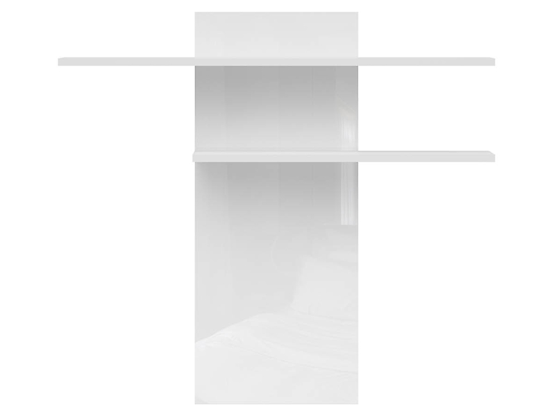 Półka ścienna panel Assen 130 cm biały połysk