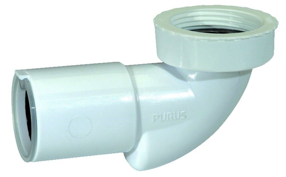 UTLØPSVINKEL PURUS PUM HORISONTELL G32/G40X40MM