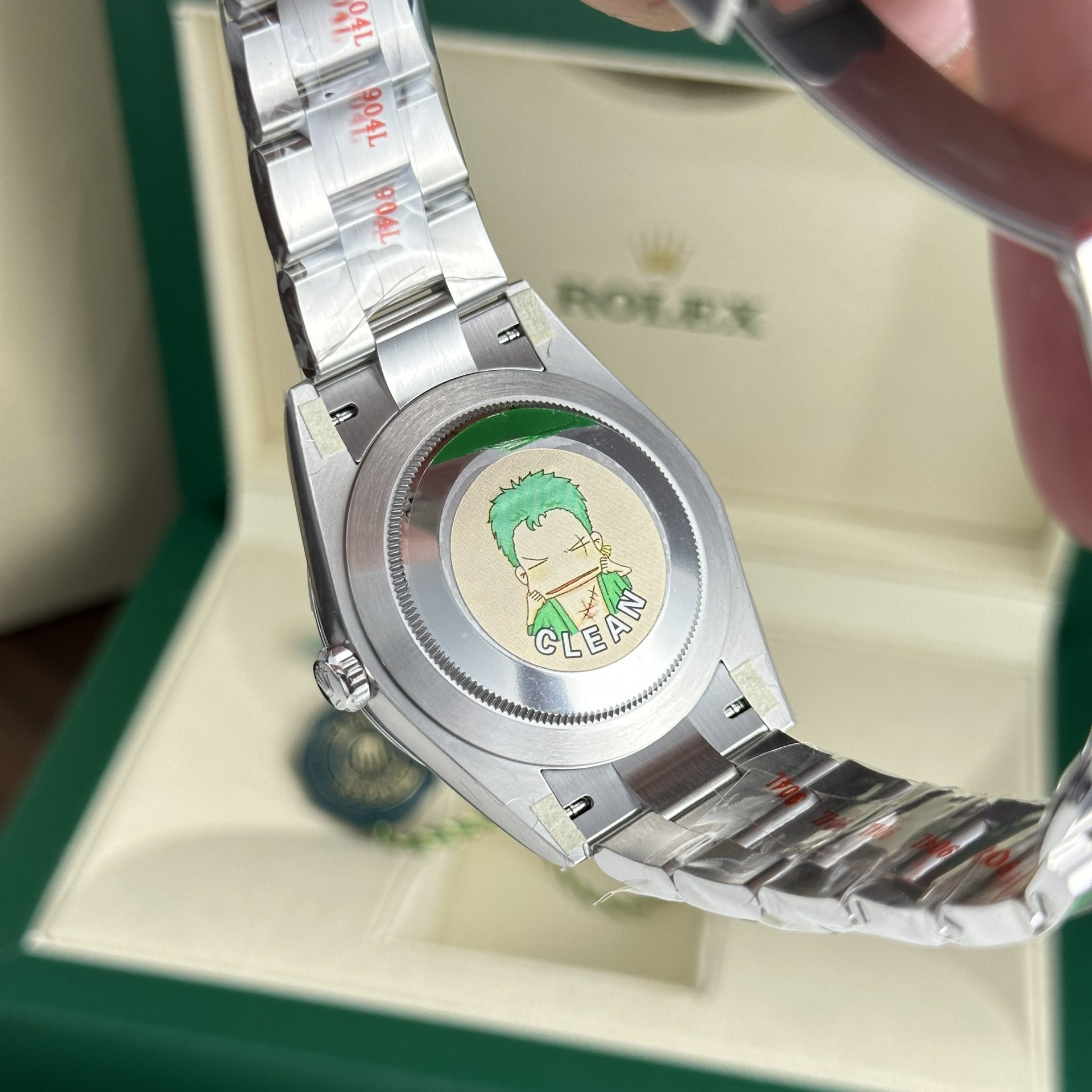 Rolex Oyster Perpetual 124300 904L Steel Silver Dial 41mm Oyster Super Clone