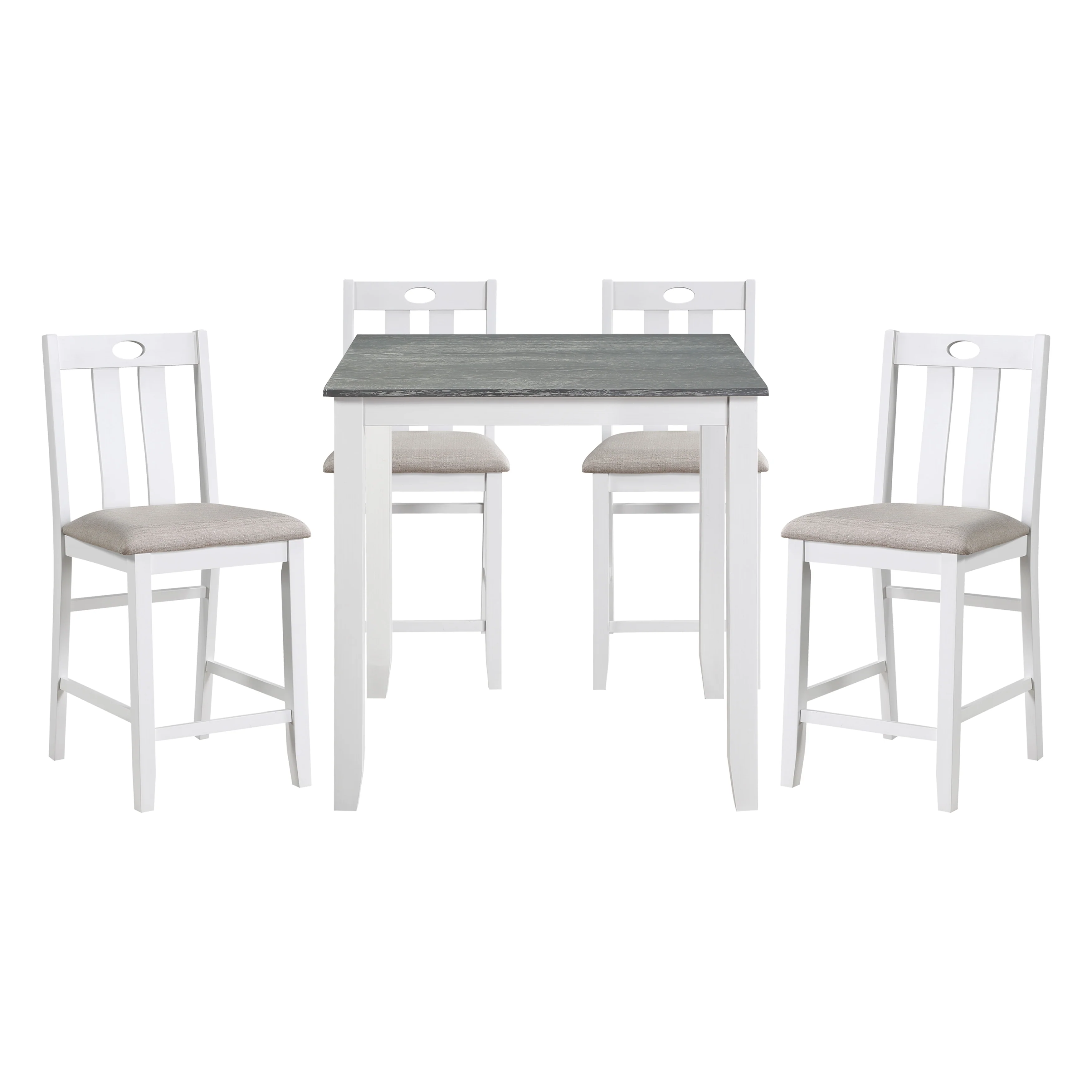 Sandale Wood 5-Piece Counter Height Dining Set