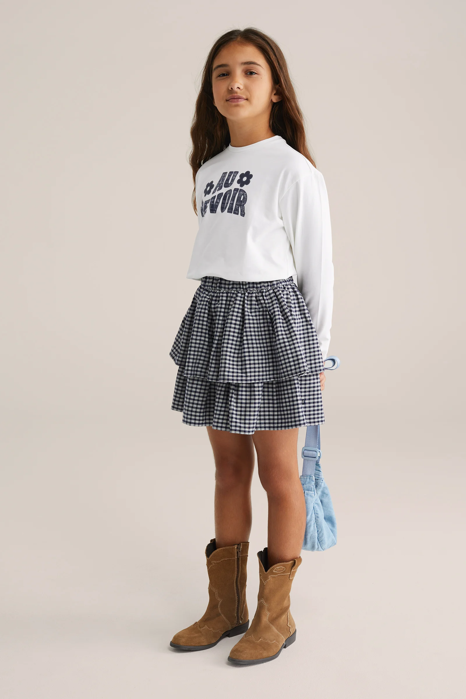 Meisjes rok met print