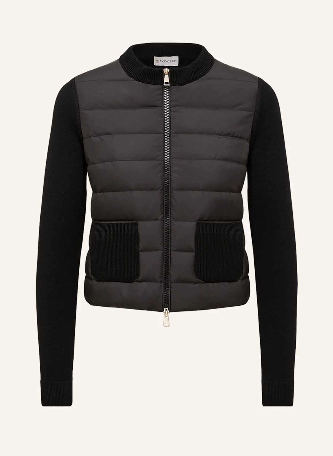 MONCLER Daunenjacke im Materialmix