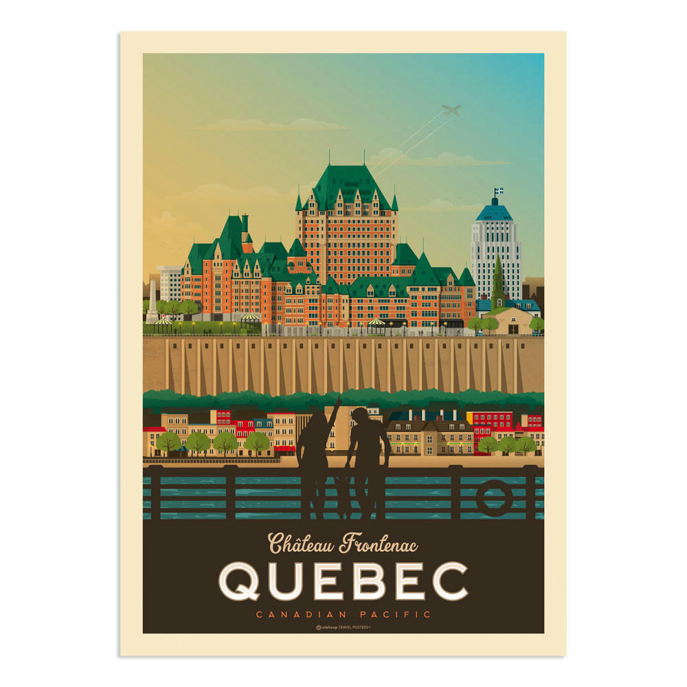 - Affiche Québec  30x40 cm
