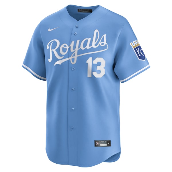 Salvador Perez Kansas City Royals Nike Alternate Limited Player Jersey - Light Blue