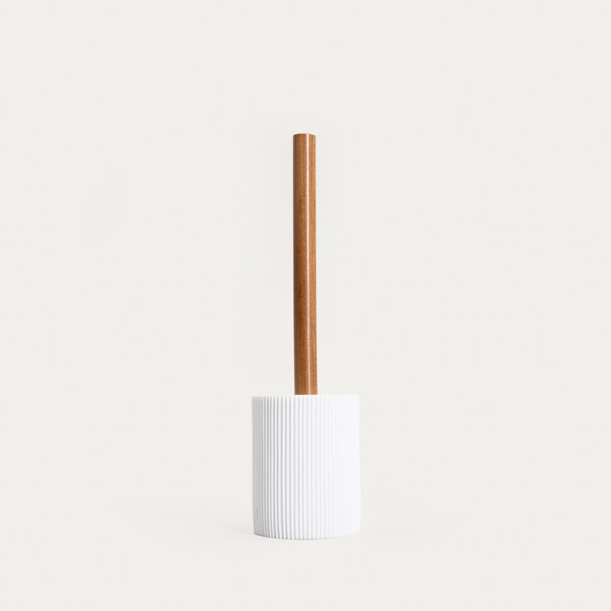 Szczotka do WC ARWYN z akacjową rączką 9,6x9,6x37,5 cm