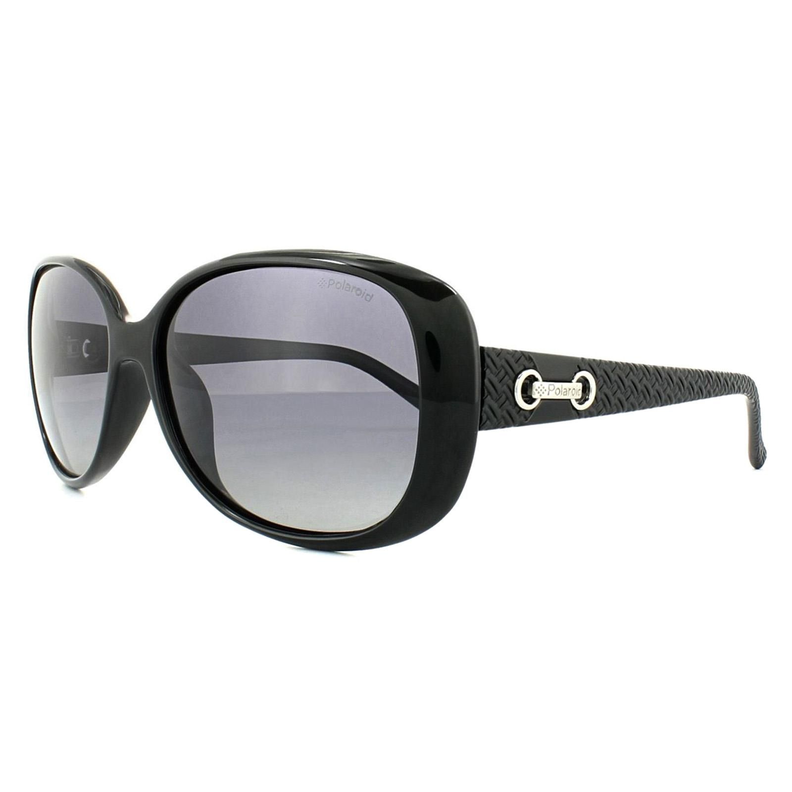 Polaroid Fashion Black Grey Gradient Polarized Sunglasses