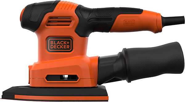 BLACK DECKER BEW200K-QS Multiponceuse filaire 200 W, vitesse variable 12 000 tr/min, sac à poussières, 2,5 kg