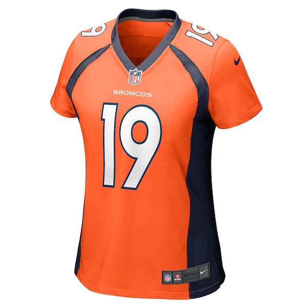 Marvin Mims Jr Denver Broncos Nike Women's Team Game Jersey -  Orange