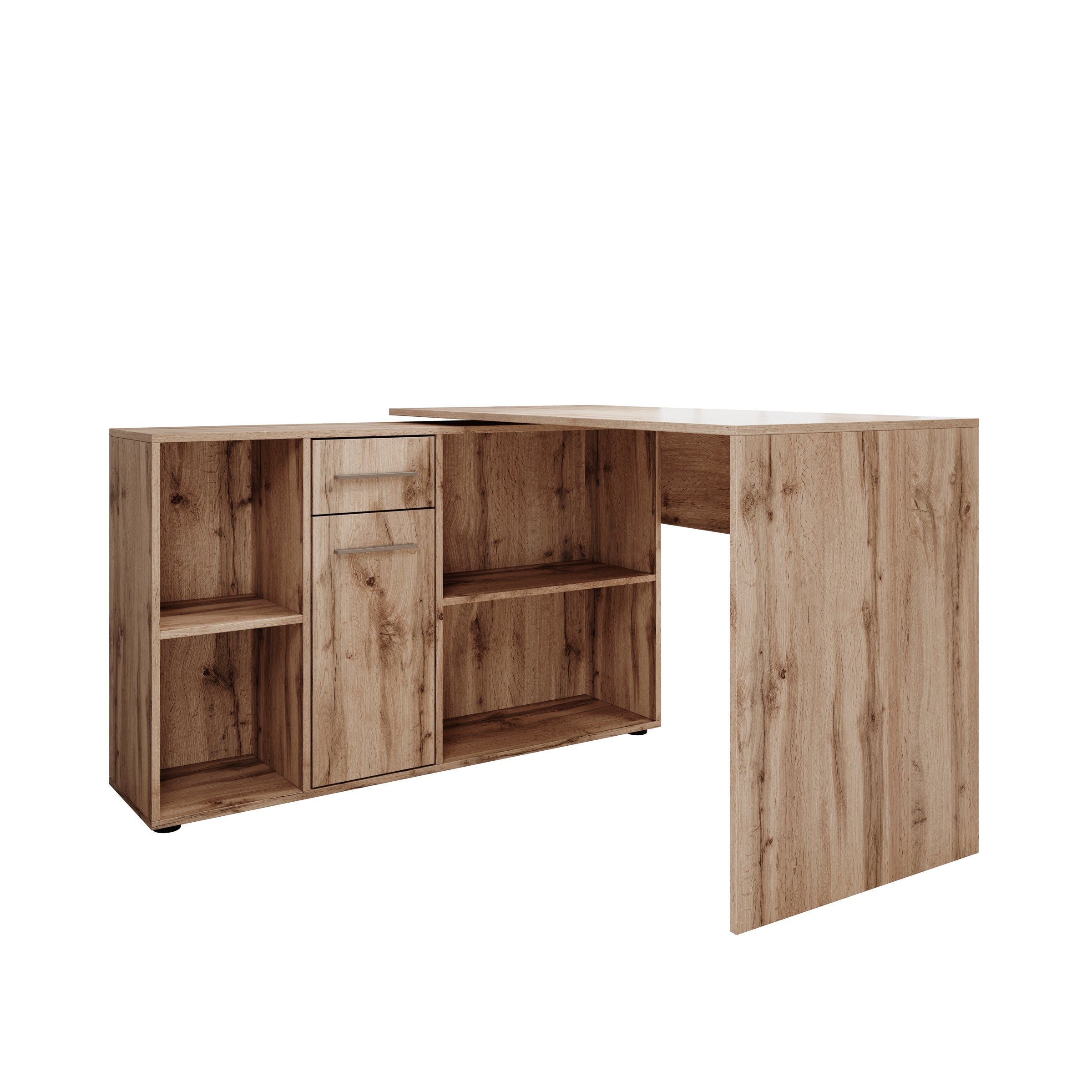 Meubella - Elixir - Bureau - Eiken - 121x120x75 cm