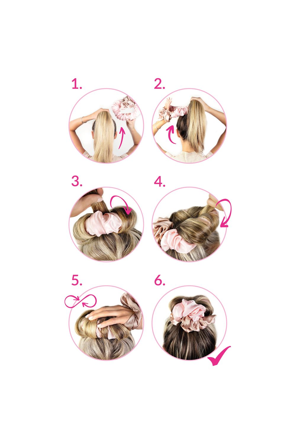 Brushworks Heatless Curling Scrunchie